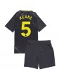 Everton Michael Keane #5 Replika Borta Kläder Barn 2024-25 Kortärmad (+ byxor)